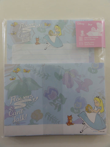 Cute Kawaii Alice Curious Garden Letter Set Pack