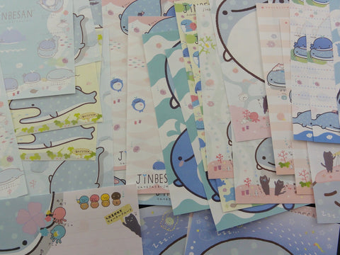 z San-X Jinbesan Memo Note Writing Paper Stationery Set