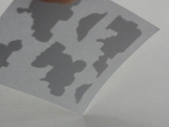 Sandylion Construction Machine Vehicle Glitter Sticker Sheet / Module - Vintage & Collectible