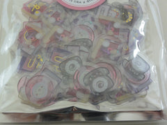 Cute Kawaii Crux Candy Drop Style Flake Stickers Sack - Music and Fun - for Journal Planner Agenda Craft Scrapbook