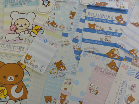 z San-X Rilakkuma Bear Shima Stationery Set