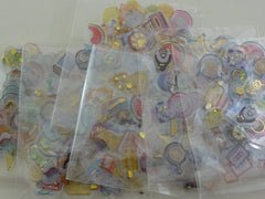 Candy Drop Style Mixed theme Flake Stickers - 50 pcs