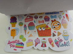 Cute Kawaii Sweet Cake Bakery Donut Cookie Candy Vanilla Scented Stickers Book - for Scrapbook Planner