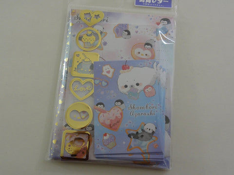 Crux Seal Penguin MINI Letter Set Pack - Stationery Writing Note Paper Envelope