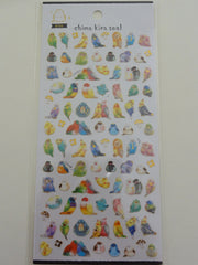 Cute Kawaii Crux Birds Spring Sticker Sheet - for Journal Planner Craft