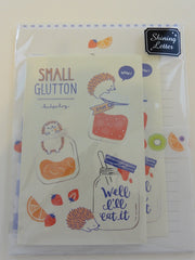 Cute Kawaii Mind Wave Hedgehog Letter Set Pack - A - Stationery Writing Paper Envelope Pen Pal