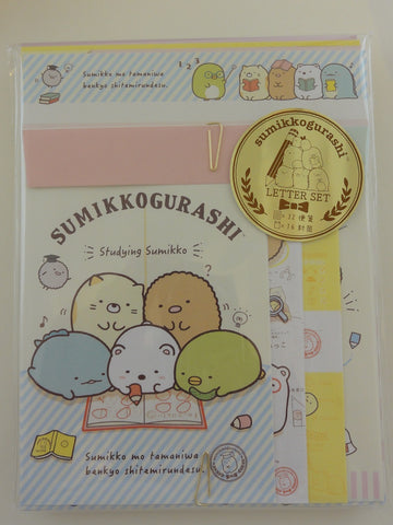 Cute Kawaii San-X Sumikko Gurashi Group Study Letter Set Pack - A