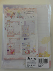 Cute Kawaii San-X Sentimental Circus Flower Garden Fairy Letter Set Pack - B - Stationery Writing Paper Envelope