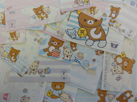z San-X Rilakkuma Bear Shima Memo Set