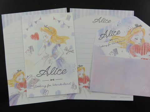Cute Kawaii Kamio Alice Mini Letter Sets - Small Writing Note Envelope Set Stationery