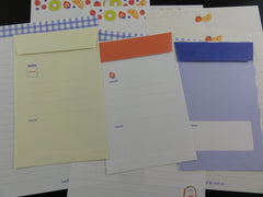 Cute Kawaii Mind Wave Hedgehog Fruit Jam Letter Sets - Stationery Writing Paper Envelope Penpal