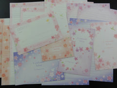 Cute Kawaii Kamio Cherry Blossom Sakura Letter Sets - Stationery Writing Paper Envelope Penpal