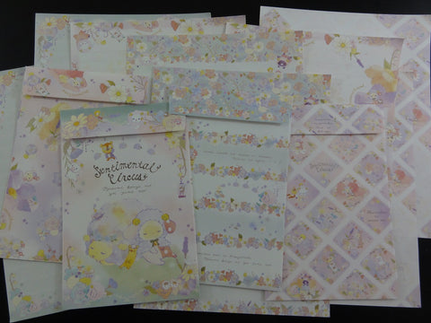 Kawaii Cute San-X Sentimental Circus Flower Fairies Letter Sets - A - Writing Paper Envelope Stationery Penpal
