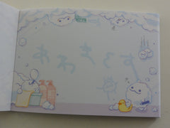 Cute Kawaii Kamio Bubble Bath Mini Notepad / Memo Pad - Stationery Design Writing Collection