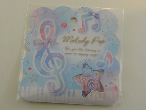 Cute Kawaii Q-Lia Melody Pop Music Flake Stickers Sack - for Journal Planner Agenda Scrapbooking