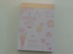 Cute Kawaii Crux Momoiro Sweets Milk Shake Pastry food theme Mini Notepad / Memo Pad - Stationery Design Writing Collection