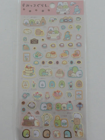 Cute Kawaii San-X Sumikko Gurashi Cafe Time Sticker Sheet 2015 - A - for Planner Journal Scrapbook Craft