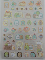 Cute Kawaii San-X Sumikko Gurashi Cafe Time Sticker Sheet 2015 - A - for Planner Journal Scrapbook Craft