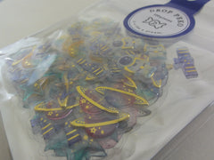 Cute Kawaii Crux Candy Drop Style Flake Stickers Sack - Astronaut Space Star - for Journal Planner Agenda Craft Scrapbook