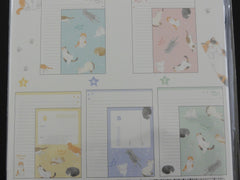 Cute Kawaii Crux Cat Relax Letter Set Pack - Stationery Writing Paper Penpal