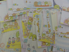 San-X Sumikko Gurashi Study Friends Stationery Set - Penpal Writing Paper Envelope
