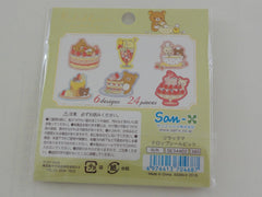 Cute Kawaii San-X Rilakkuma Bear Drop Seal Bits Style Flake Stickers Sack - G - for Journal Planner Agenda Craft Scrapbooking Collectible