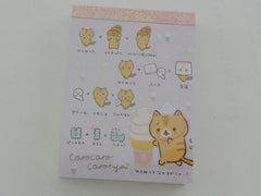 Kawaii Cute San-X Coro nya Cat Mini Notepad / Memo Pad - A - Note Writing Stationery Designer Collectible