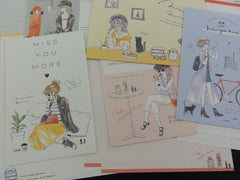 Kawaii Cute Kamio Travel Miss You More Letter Sets - Stationery Writing Paper Envelope Penpal