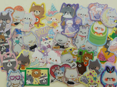 z Cat Kitten Kitty theme Flake Stickers - 40 pcs