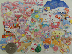 Cute Kawaii Sanrio Characters Hello Kitty My Melody Little Twin Stars Cinnamoroll Flake Sack Stickers - 40 pcs - 2018 A