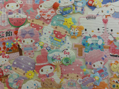 Cute Kawaii Sanrio Characters Hello Kitty My Melody Little Twin Stars Cinnamoroll Flake Sack Stickers - 40 pcs - 2018 A