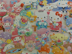 Cute Kawaii Sanrio Characters Hello Kitty My Melody Little Twin Stars Cinnamoroll Flake Sack Stickers - 40 pcs - 2018 A