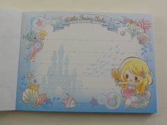 Cute Kawaii Q-Lia Little Fairy Tale Mermaid Mini Notepad / Memo Pad - N - Stationery Design Writing