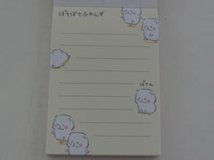 Cute Kawaii Mind Wave Three Dog Puppies Mini Notepad / Memo Pad - Stationery Design Writing Collection