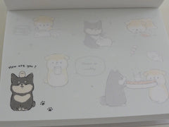 Cute Kawaii Kamio Shiba Life Dog Mini Notepad / Memo Pad - Stationery Design Writing Collection