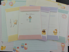 Cute Kawaii Crux Muffin Sweet Collection Letter Sets - Stationery Writing Paper Envelope Penpal