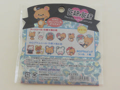 Cute Kawaii VHTF Kamio Bear Flake Stickers Sack - Vintage Collectible
