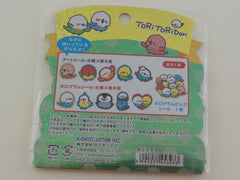 Cute Kawaii Kamio Birds Flake Stickers Sack - Vintage - for Journal Planner Agenda Craft Scrapbook
