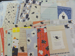 Cute Kawaii San-X Kutusita Nyanko Cat Letter Writing Paper + Envelope Stationery Theme Set