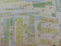 Cute Kawaii San-X Sumikko Gurashi Green Nature Clover theme Letter Writing Paper + Envelope Stationery Theme Set