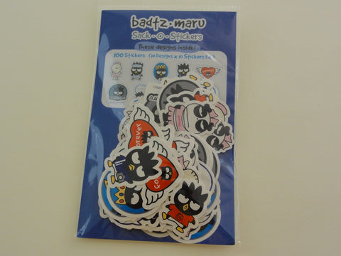 VHTF Cute Kawaii Sanrio Badtz Maru Sack-O-Stickers Flake Sticker Sack - Vintage Collectible Preowned
