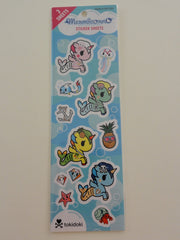 Cute Kawaii Tokidoki Mermicorno Unicorn and Mermaid Sticker Sheet - for Journal Planner Craft