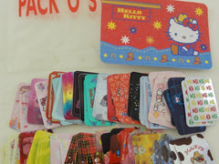 z Cute Kawaii Sanrio Hello Kitty Pack-O-Stickers Flake Sticker Sack - Vintage Collectible