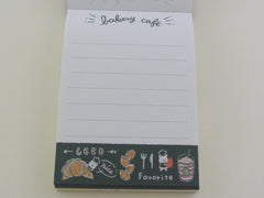Cute Kawaii Mind Wave Bakery Cafe bear Mini Notepad / Memo Pad - Stationery Design Writing Collection