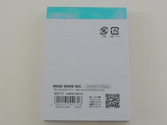 Cute Kawaii Mind Wave Bear Seal Penguin Warm Hugs Mini Notepad / Memo Pad - Stationery Design Writing Collection