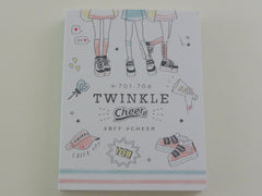 Cute Kawaii Kamio #Twinkle #BFF #Cheer Mini Notepad / Memo Pad - Stationery Design Writing Collection