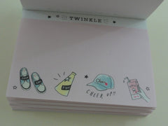 Cute Kawaii Kamio #Twinkle #BFF #Cheer Mini Notepad / Memo Pad - Stationery Design Writing Collection