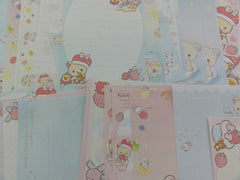 z San-X Korilakkuma Rilakkuma Bear Memo Note Paper Set - for Writing Stationery Scrapbook Art Craft Penpal