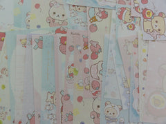 z San-X Korilakkuma Rilakkuma Bear Memo Note Paper Set - for Writing Stationery Scrapbook Art Craft Penpal