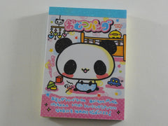 z Cute Kawaii Crux Baby Panda Mini Notepad / Memo Pad - Vintage Rare Collectible - Stationery Design Writing